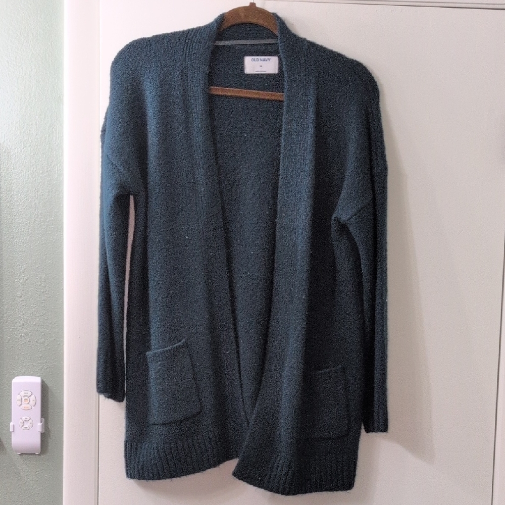Old Navy Teal Open-Front Cardigan